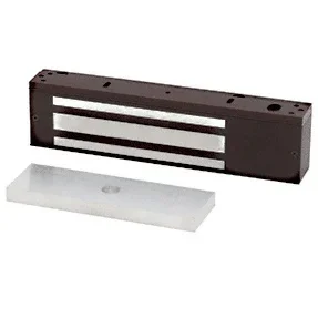 SDC EMLock Single Electromagnetic Lock – 1650 lbs Holding Force – Dark Bronze Finish
