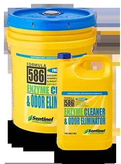 Sentinel 586 Fresh Scent Enzyme Cleaner & Odor Eliminator – 5 Gallon Pail – 586/05