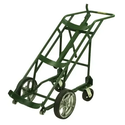 Series 600 Trucks, Holds Cylinders up to 20″ dia., 12 in Mold-On Rubber Wheels
