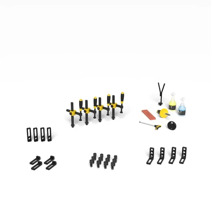 Set 1, 28 Piece Accessory Kit for Siegmund System 16 Welding Tables