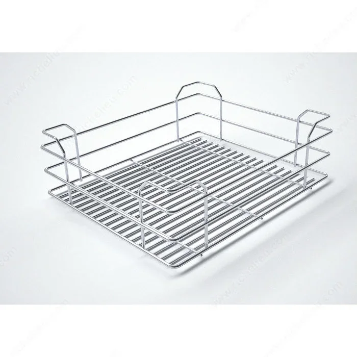 Set of 4 Chrome Wire Baskets for Smart Corner III by Richelieu