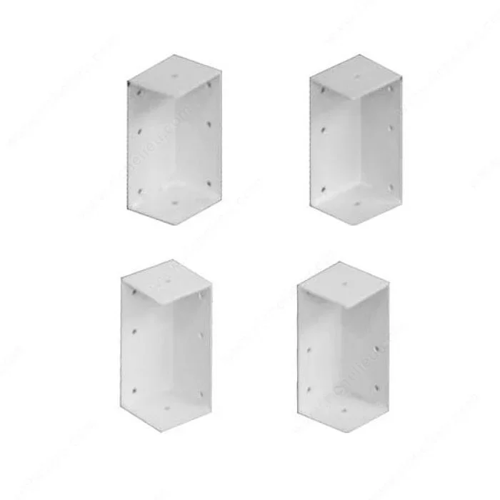 Set of 4 Corners for Slatted Bed Base XULTxxBMU by Richelieu