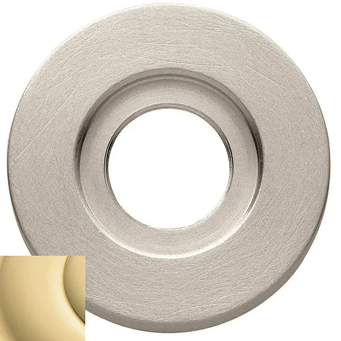 Single Dummy 1-3/4″ Rose Unlacquered Brass Finish by Baldwin Estate