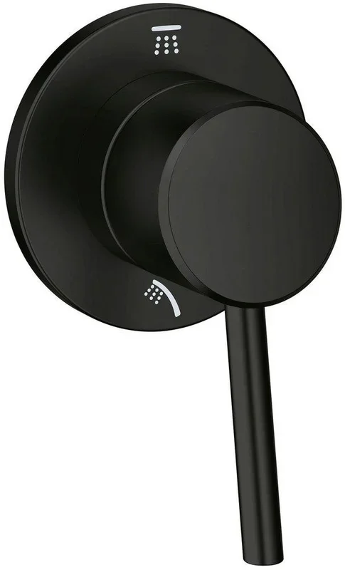 Single Handle Diverter Valve Trim in Matte Black by Grohe