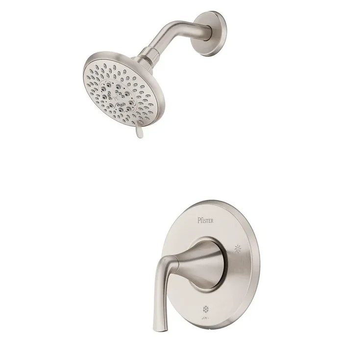 Single Handle Multi Function Shower Faucet in Spot Defense Brushed Nickel – Pfister