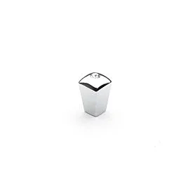 Skyevale Polished Chrome with Crystal Kitchen Cabinet Drawer Knob, 1/2″ (13mm) Length
