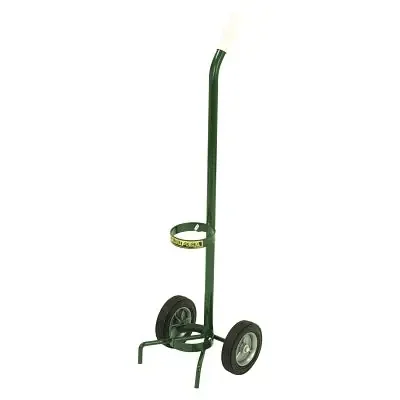 Small Cylinder Models, Holds 1 D or E Cylinder, 6 in Semi-Pneumatic, B.B. Wheels