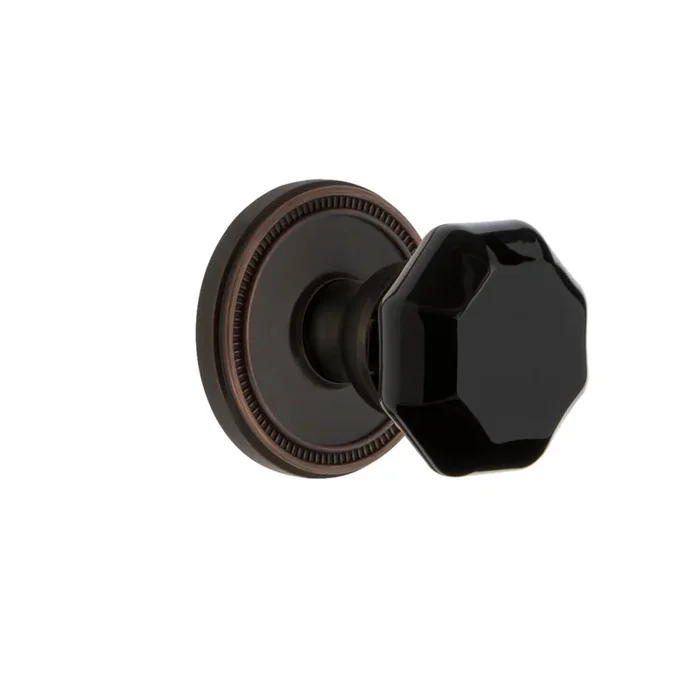 Soleil Rosette with Lyon Knob in Timeless Bronze – Grandeur