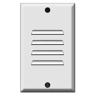 Step Light Switch Plate – Vertical Louver for LED Fixture