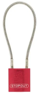 Stopout Cable Padlocks Shackle Clearance: 8″ Brown Keyed Differently, Keyed Differently, Master Keyed (sold separately) Keyed Differently, Master Keyed (sold separately) 1/Each – KDL307BR