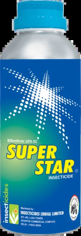 Super Star Insecticide (Bifenthrin 10% EC) Kills Sucking Pests & Caterpillars in Cotton, Paddy