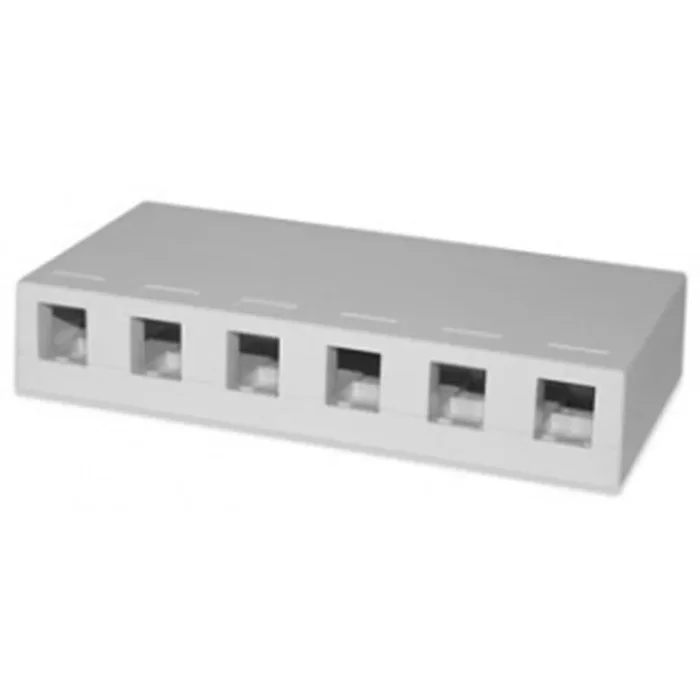 Surface Mount Boxes 6 Keystone – White by Wavenet