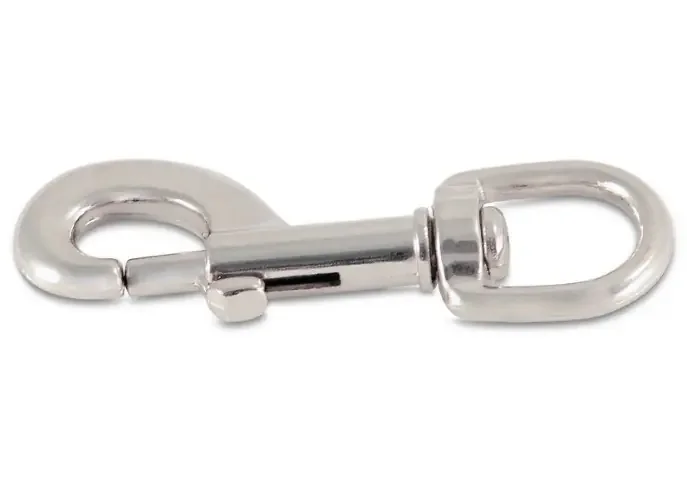 Swivel eye Snap nickel 3/4
