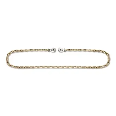 System 7 Binder Chain, Trade Size 3/8 in, 6,600 lb Working Load Limit, Yellow Chromated Zinc Electroplate