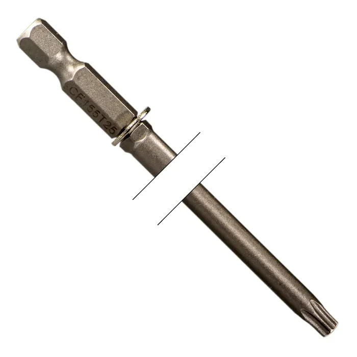 T-25 x 6″ SaberDrive® Star Drive Strip Screw Bits (5 pcs.)