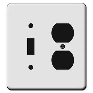Tall 1 Toggle 1 Duplex Outlet Switch Plate Covers