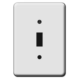 Tall Wide 1 Toggle Switch Plate Covers