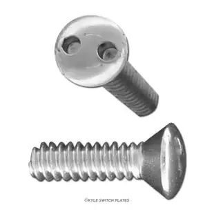 Tamper Resistant 1″ Spanner Electrical Wall Plate Screws