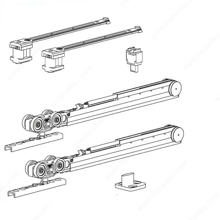 TERNO HIDE FLUID Soft-Close Hardware Sets by Richelieu
