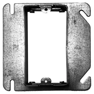Tile Type 1/2″ Raised Square Box Plaster Ring for Center Device