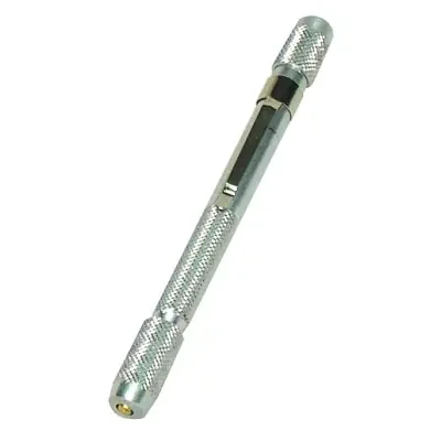 Tip Drill Set, Size 52 to 74, With 12 Even Number Drills and Aluminum Handle with Pocket Clip