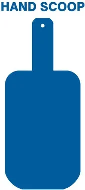 Tool Shadows: Miscellaneous Blue Hand Scoop 1/Each – PVR391BU