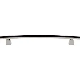 Top Knobs Arched Pull Contemporary Style 8-Inch (203mm) Center to Center, Overall Length 10-1/16″ Polished Nickel Cabinet Hardware Pull / Handle