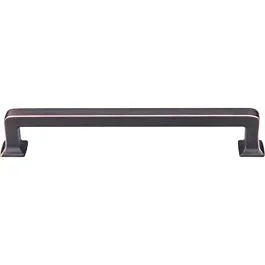 Top Knobs Ascendra Pull Contemporary Style 6-5/16 Inch (160mm) Center to Center, Overall Length 7″ Umbrio Cabinet Hardware Pull / Handle