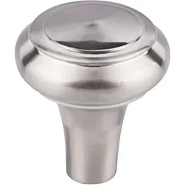 Top Knobs Aspen II Peak Knob Contemporary, Rustic Style Brushed Satin Nickel Knob, 1-1/4 Inch Diameter