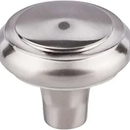 Top Knobs Aspen II Peak Knob Contemporary, Rustic Style Brushed Satin Nickel Knob, 1-5/8 Inch Diameter