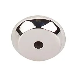 Top Knobs Aspen II Round Backplate Contemporary, Rustic Style Polished Nickel, 7/8″ Diameter