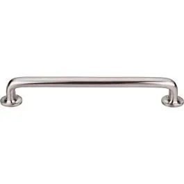 Top Knobs Aspen II Rounded Pull Contemporary, Rustic Style 9-Inch (228mm) Center to Center, Overall Length 10-1/4″ Brushed Satin Nickel Cabinet Hardware Pull / Handle