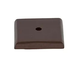 Top Knobs Aspen Square Backplate, Mahogany Bronze, 1-1/4″ Length
