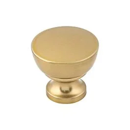 Top Knobs Bergen Transitional Style Honey Bronze Knob, 1-1/4 Inch Overall Length