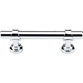 Top Knobs Bit Pull Traditional Style 3-Inch (76mm) Center to Center, Overall Length 4-3/4″ Polished Chrome Cabinet Hardware Pull / Handle
