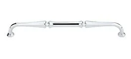 Top Knobs Chareau 12″ (305mm) Center to Center, Overall Length 12-15/16″ (329mm) Polished Chrome Cabinet Door Pull/Handle