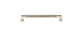 Top Knobs Cumberland Pull 7-9/16” (192mm) Center to Center, Overall Length 8-3/16″ Polished Nickel Cabinet Hardware Pull / Handle