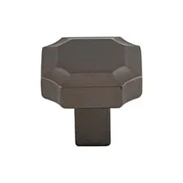 Top Knobs Davenport Knob, Transitional Style Ash Gray Knob, 1-1/4 Inch Overall Length