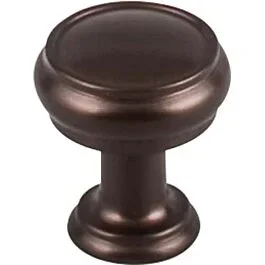 Top Knobs Eden Small Knob Traditional Style Oil Rubbed Bronze Knob, 1 Inch Diameter