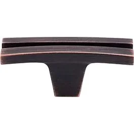 Top Knobs Flared Knob Contemporary Style Tuscan Bronze Knob, 11/16 Inch Diameter
