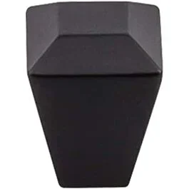 Top Knobs Juliet Knob Contemporary,Transitional Style Flat Black Knob, 1 Inch Diameter