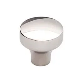 Top Knobs Kinney Contemporary, Modern Style Polished Nickel Knob, 1-1/4 Inch Diameter