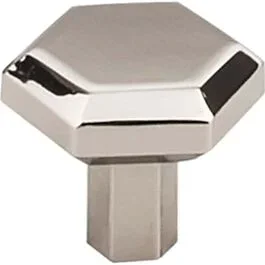 Top Knobs Lydia Knob Contemporary,Modern Style Polished Nickel Knob, 1-1/4 Inch Diameter