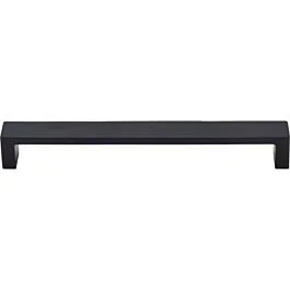 Top Knobs Modern Metro Pull Contemporary Style 7-Inch (178mm) Center to Center, Overall Length 7-3/8″ Flat Black Cabinet Hardware Pull / Handle
