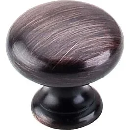 Top Knobs Mushroom Knob Traditional Style Tuscan Bronze Knob, 1-1/4 Inch Diameter