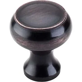 Top Knobs Normandy Knob Old World Style Tuscan Bronze Knob, 1-1/8 Inch Diameter