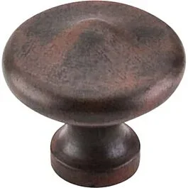 Top Knobs Peak Knob Traditional Style Patina Rouge Knob, 1-5/16 Inch Diameter