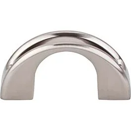 Top Knobs Tango U Finger Pull Contemporary,Transitional Style 1-1/4 Inch (32mm) Center to Center, Overall Length 2-Inch Brushed Satin Nickel Cabinet Hardware Pull / Handle