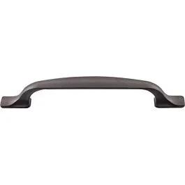 Top Knobs Torbay Pull Modern,Transitional Style 5-1/16 Inch (128mm) Center to Center, Overall Length 6-3/4″ Sable Cabinet Hardware Pull / Handle