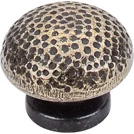 Top Knobs Warwick Knob Old World Style Dark Antique Brass Knob, 1-1/2 Inch Diameter